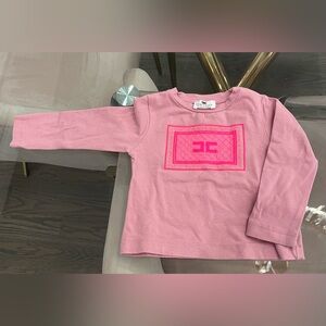 Designer Elizabetta Franchi Pink baby tshirt size 9 months